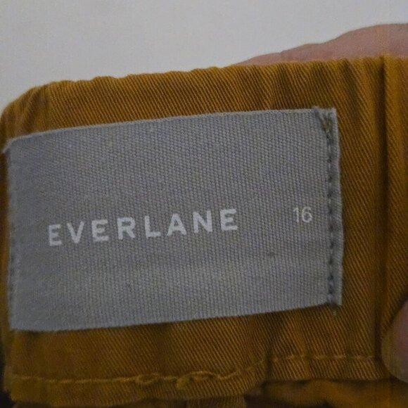 Everlane Easy Shorts Amber Pull On Pockets Size 16 - Picture 5 of 6